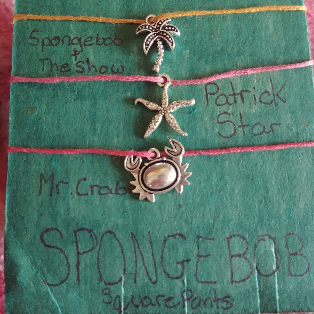 DIY Spongebob Bracelet Set Of 3
